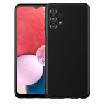 product_image_name-Samsung-Galaxy A13 4G Luxury Soft Liquid Silicone Skin Touch Feel Cover Case Black -1