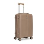 product_image_name-Generic-20 Inch 1 Piece Of  Business Travel Luggage PP Material, Number Lock Travel Suitcase, Aluminium Telescopic Handle, Light weight Stylish and Durable Carry-On Bag 360° 4 Spinner Wheels Box-7