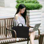 product_image_name-Generic-Ultra-Portable Briefcase with Shoulder Strap For Laptop Sleeve Carrying Case Compatible with 16 Inch MacBook Pro/Pro Max M1 M2 M3 M4 Briefcase with Hidden Handle Multiple Pocket Protective Padded Polyester Waterproof Computer Bag-4