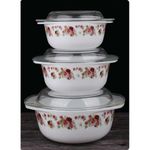 product_image_name-Opal-3 Pc Multi-print Ceramic Casserole Serving Dishes Bowls, White.-1