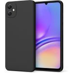 product_image_name-Generic-Case for Samsung Galaxy A05 (Only), Stylish Liquid Silicone Slim Full-Body Protective Cover Compatible with Samsung Galaxy A05 4G Phone Case Black-1
