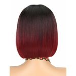 product_image_name-Generic-Beginner friendly Soft human hair texture ombre bob wig with a 2*4 closure-4