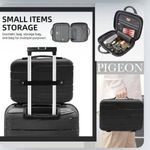 product_image_name-Generic-5 Piece Luggage Set Hardside Polypropylene Suitcase 16" 20" 24" 28" 32" Trolley Bags Luggage Spinner TSA Lock National Travaller -Multicolor-6