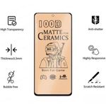 product_image_name-Samsung-2pcs Matte Ceramic Film Tempered Glass For Galaxy S23 Ultra Anti-Scratch Cover Black -2