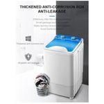 product_image_name-Generic-8 Kg Laundry Automatic Baby And Shoe Portable Top Load Single Tub Mini Washing Machine With Spin Dryer Basket-Multicolor-2