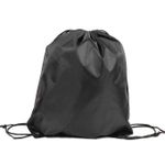 Drawstring Backpack for Travel and Outdoor Sports, for Men and Women (12pcs) - Black