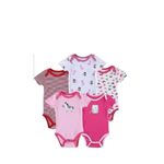 product_image_name-Generic-5Pcs Pack Baby Boy Newborn Short Sleeve Bodysuits - Multiple Designs...-4