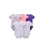 product_image_name-Generic-5Pcs Pack Baby Boy Newborn Short Sleeve Bodysuits - Multiple Designs...-5