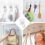 product_image_name-Generic-Adhesive Wall Hooks - Self-Adhesive Hooks Removable Waterproof Hooks (10 Pack)-4