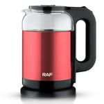 product_image_name-RAF-2 Litre Electric Glass Kettle Cordless with Blue LED Light, Borosilicate Glass, Auto Shut-Off and Boil-Dry Protection- Multicolor-3
