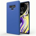 product_image_name-Samsung- Galaxy Note9 Luxury Soft Rubber Liquid Silicone Skin Touch Feel Cover Case Blue -1