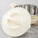 product_image_name-Generic-Double Walled Inner Stainless Steel Casserole Hotpot Food Warmer Hotcase Roti Server with Easy Locking System Serving Dishes, 3 PC Set-3