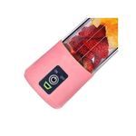 product_image_name-Yiwu-Mini Portable Rechargeable Hand Blender  380ml -  Pink-2