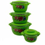 product_image_name-Generic-4 Pieces Insulated Hot Pot Dishes Food Warmer Casseroles -Multi-colour.-2