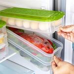 product_image_name-Generic-3 Layer Food Storage Fridge Container Boxes- Multicolor-7
