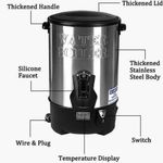 product_image_name-Generic-20 Litre Commercial Hot Water Boiler Tea Urn Warmer- Black -Silver-3