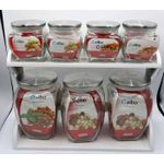 product_image_name-Generic-Oziba 7 PCS Glass Airtight Spice Jars Set Sugar Tea Coffee Canisters With Wall Attachable Stand- Multicolor-4