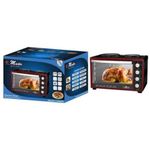 product_image_name-Electro Master-Electric Oven 35LTR/1600watts Hotplate 1000watts/600watts - Black & Maroon-2