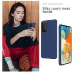 product_image_name-Generic-Silicone Soft Back Cover Case for Samsung Galaxy A23 4G and Samsung Galaxy A23 5G (Silicone Blue)-2