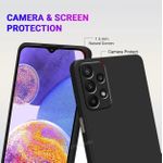 product_image_name-Generic-Galaxy A23 (4G / 5G) Case - Soft Liquid Silicone Cover - Black-3