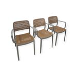 1pc High quality Brown Plastic chairs Plastic chairs 