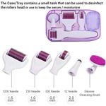 product_image_name-Derma Roller-6 in 1 kit For Hair, Beards & Skin - Purple-1