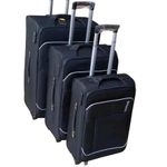 Large Travel Suitcase - Black