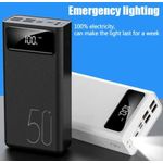 product_image_name-Aldeepo-Power Bank 50000 mah Portable Charger Led External Mobile Phone Battery Power bank 50000 Mah - Black/White -2