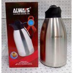 Always Stainless Steel Vacuum Flask, 3 Litre - Silver