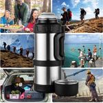 product_image_name-Generic-4 L Large Thermos Bottle Stainless Steel Double Walls Vacuum Insulated Tea Flask Great for Outdoors,Sports,Camping,Travel -Multicolor.-5