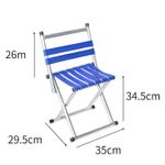 product_image_name-Generic-Alluminium portable Foldable kids camping chair, garden chair, balcon chair for kids-3