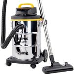 product_image_name-Geepas-2-In-1 Blow And Wet & Dry Vacuum Cleaner Powerful Copper Motor 23L Capacity Stainless Steel Drum Tank DUSt Full Indicator -Mult-1