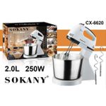 product_image_name-Sokany-Portable & Versatile 7 Speed Hand Mixer with Cake Stand Mixer Egg Beater Blender With 2L Stainless Steel Bowl -Multicolor-6