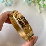 product_image_name-Generix-Bracelet Stainless Steel Cuff Bangle for Girls Women Ladies oracelet Jewelry Kara-7