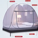 product_image_name-Generic-Folding Home Mosquito Net Tent Canopy White, Skirting Color may vary-3