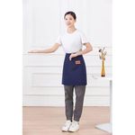 product_image_name-Generic-Professional Half-Waist Server Apron with Utility Pocket - Multicolor-4
