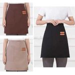 product_image_name-Generic-Professional Half-Waist Server Apron with Utility Pocket - Multicolor-5