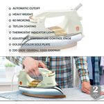 product_image_name-Generic-1200W Heavy Duty Ceramic Dry Iron With Non-Stick Coated Soleplate- Cream-3
