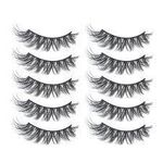 product_image_name-My Lashes-Free Shipping Luxury Makeup 5Pair 3D False Lashes Fluffy Strip Eye Mix lashes Natural Party-3