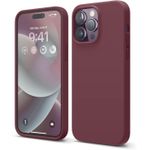 product_image_name-Generic-Iphone 14 Pro Max Silicone Case - Maroon-1