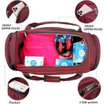 product_image_name-Generic-Hand and Shoulder Carrying Traveling Bag - Maroon-3