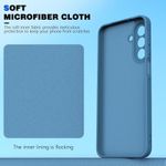 product_image_name-Samsung-Galaxy A05s Silcone Case with Free Tempered glasss Protector, Flexible Soft Silicone Anti-Scratch Shockproof Phone Cover-4