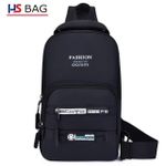 New Men Chest Bag Casual Travel Large-capacity Chest Bag Fashion Trend Men's Shoulder Bag Crossbody Outdoor Backpack - Gray