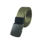 Men's Outdoor Sports Nylon Waistband Canvas Belt - Army Green