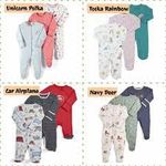 product_image_name-Generic-3pcs Baby overalls pack - colors may vary-2