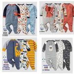 product_image_name-Generic-3pcs Baby overalls pack - colors may vary-7