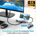 product_image_name-Generic-High-Performance 8-in-1 USB-C Multifunction Adapter - Multicolor-2