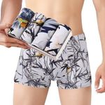 product_image_name-Original-Berrykey 4Pcs Men's Underwear Breathable Stretch Cotton Boxer Briefs-4