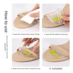 product_image_name-Generic-Women's Massage Cushion Size Forefoot Pressure Relief GEL Gel Half Insoles-2