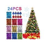 2024 Christmas Tree, Twinkle Lights and 24 Balls ornaments- Green